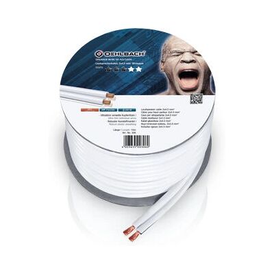 Oehlbach SP-40 audio cable - 10m White - Stereo Hi-Fi speaker wire Oehlbach SP-40 audio cable - 10m White - Stereo Hi-Fi speaker wire