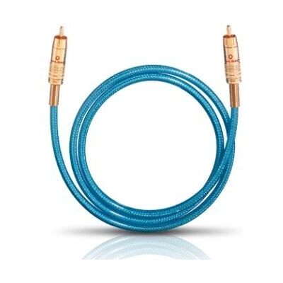 Cavo audio digitale Oehlbach NF 113 0,5m Blu RCA Cavo audio digitale Oehlbach NF 113 0,5m Blu RCA