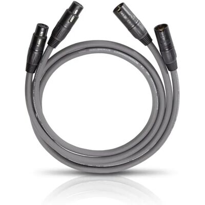 Cavo audio XLR Oehlbach D1c2082 - 4m, 2 pezzi, nero Cavo audio XLR Oehlbach D1c2082 - 4m, 2 pezzi, nero