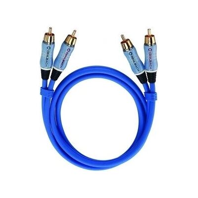 Oehlbach Blau 0,5m RCA Audiokabel - Stereo Analog Oehlbach Blau 0,5m RCA Audiokabel - Stereo Analog