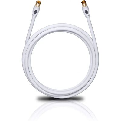 Anténní kabel Oehlbach Transmission Plus - 1,70 m, Bílý Anténní kabel Oehlbach Transmission Plus - 1,70 m, Bílý