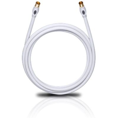 Oehlbach Transmission Plus 120 Koaxiální Kabel - Anténa, 1,2 m, Bílá Oehlbach Transmission Plus 120 Koaxiální Kabel - Anténa, 1,2 m, Bílá