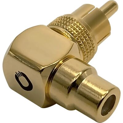 Marca Oehlbach Modello Adattatore RCA - Connettore RCA Angolato a 90° Marca Oehlbach Modello Adattatore RCA - Connettore RCA Angolato a 90°