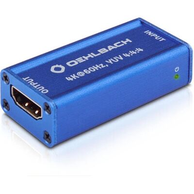 Amplificador de señal HDMI Oehlbach D1c6046 - Repetidor AV Amplificador de señal HDMI Oehlbach D1c6046 - Repetidor AV