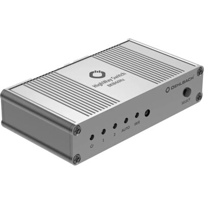 Oehlbach Silber Highway Switch 8K HDMI Switch 2 Port - HDMI Switch 2:1, Fernbedienung, USB, Anleitung Oehlbach Silber Highway Switch 8K HDMI Switch 2 Port - HDMI Switch 2:1, Fernbedienung, USB, Anleitung