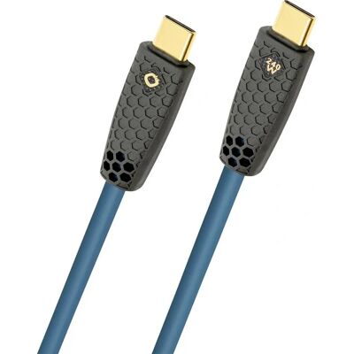 OEHLBACH D1C9567 USB-kabel - 2 m - Blå & Sort - USB 3.2 Gen 2 OEHLBACH D1C9567 USB-kabel - 2 m - Blå & Sort - USB 3.2 Gen 2