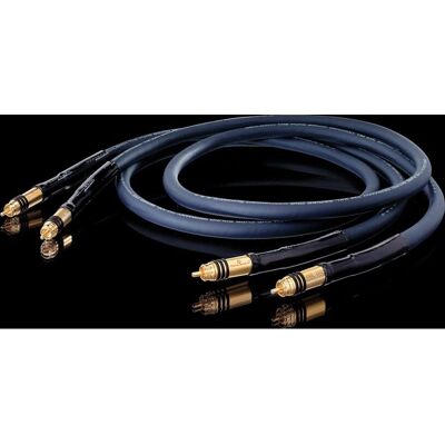 Oehlbach 13113 Hochwertiges Stereo RCA Kabel - 1,25m, Blau Oehlbach 13113 Hochwertiges Stereo RCA Kabel - 1,25m, Blau