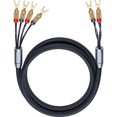 Oehlbach D1C14220 2m audiokabel - Vysoce věrný zvuk, Bi-wiring, Měď Oehlbach D1C14220 2m audiokabel - Vysoce věrný zvuk, Bi-wiring, Měď