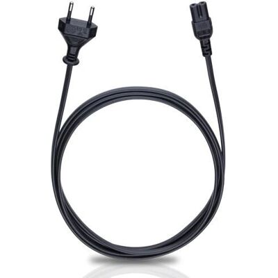 Oehlbach Power Cord C7 - 5m - Černý - Napájecí kabel Oehlbach Power Cord C7 - 5m - Černý - Napájecí kabel