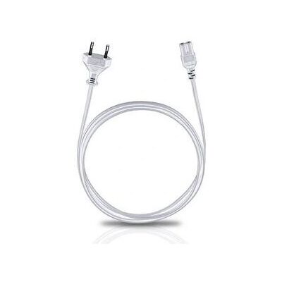 Oehlbach Biały 1,5 m Kabel zasilający C7 - Power Cord Oehlbach Biały 1,5 m Kabel zasilający C7 - Power Cord
