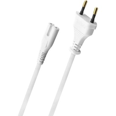 OEHLBACH Kabel zasilający - 3m Biały C7 OEHLBACH Kabel zasilający - 3m Biały C7