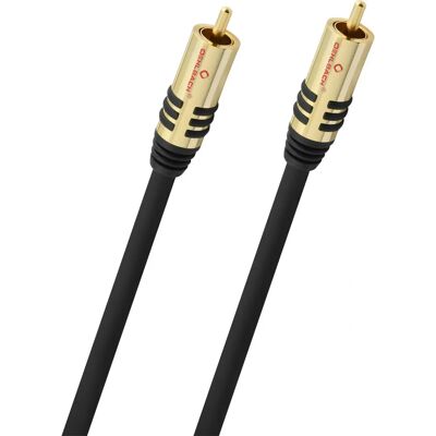 Oehlbach 2m RCA Subwoofer Audio Cable - Audio Type Oehlbach 2m RCA Subwoofer Audio Cable - Audio Type