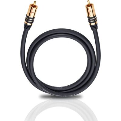 Cable de audio RCA de 10m - Conexión subwoofer Oehlbach Cable de audio RCA de 10m - Conexión subwoofer Oehlbach