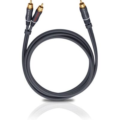 Oehlbach 23705 Audio Y-Kabel - 5m Anthrazit - RCA Subwoofer Oehlbach 23705 Audio Y-Kabel - 5m Anthrazit - RCA Subwoofer