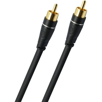 Cable RCA para subwoofer Oehlbach 7.5m - Negro - Cable de audio Cable RCA para subwoofer Oehlbach 7.5m - Negro - Cable de audio