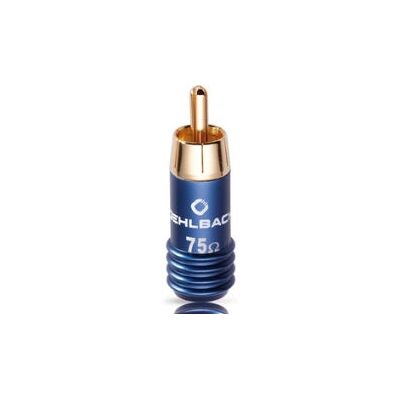 Connettore RCA Digitale Blu Oehlbach - 75 Ohm - Connettore Audio Connettore RCA Digitale Blu Oehlbach - 75 Ohm - Connettore Audio