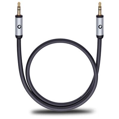 Oehlbach Svart 3m J-35 300 koaxialkabel - Stereo 3,5 mm jack, Tyskland Oehlbach Svart 3m J-35 300 koaxialkabel - Stereo 3,5 mm jack, Tyskland
