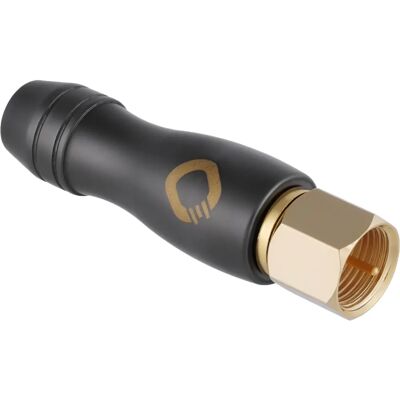 Oehlbach Schwarzer 90° F-Stecker - Kabel Gender Changer Oehlbach Schwarzer 90° F-Stecker - Kabel Gender Changer