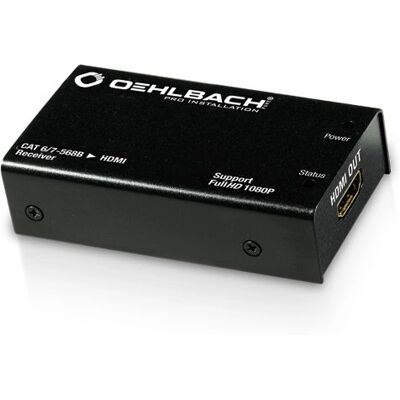 Estensore AV Oehlbach 84100 - Ripetitore AV - Nero Estensore AV Oehlbach 84100 - Ripetitore AV - Nero