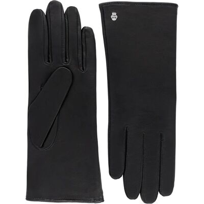 Roeckl Black Leather Gloves - Classic Wool - Water-Resistant - Gloves Roeckl Black Leather Gloves - Classic Wool - Water-Resistant - Gloves