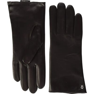 Gants en Laine et Cuir Marron Foncé Roeckl - Gants Gants en Laine et Cuir Marron Foncé Roeckl - Gants