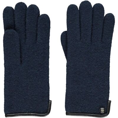 Roeckl Blaue Wollhandschuhe - Klassischer Walkhandschuh Damen Roeckl Blaue Wollhandschuhe - Klassischer Walkhandschuh Damen