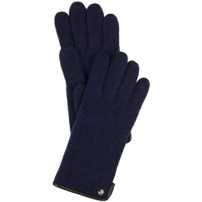 Roeckl Blue Wool Gloves - Classic Wool Gloves - Women Roeckl Blue Wool Gloves - Classic Wool Gloves - Women