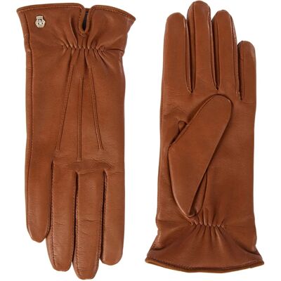 Roeckl Brown Leather Gloves for Women - Size 7 1/2 HS - Gloves Roeckl Brown Leather Gloves for Women - Size 7 1/2 HS - Gloves