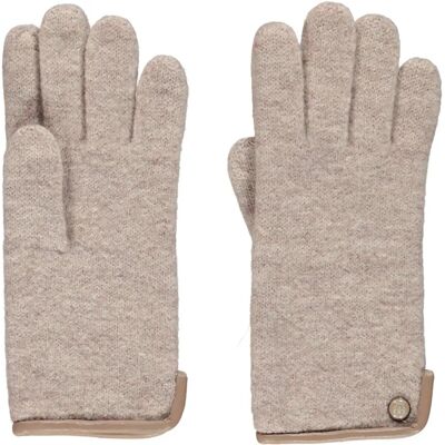Roeckl Beige Wool Gloves - Classic Warm Woolen Gloves - Gloves Roeckl Beige Wool Gloves - Classic Warm Woolen Gloves - Gloves