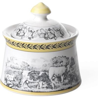 Villeroy & Boch Audun Ferme Sugar and Jam Jar - Premium Porcelain for 6 Villeroy & Boch Audun Ferme Sugar and Jam Jar - Premium Porcelain for 6
