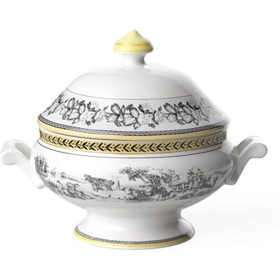 Villeroy & Boch Audun Ferme - Bol en porcelaine de 2L avec couvercle Villeroy & Boch Audun Ferme - Bol en porcelaine de 2L avec couvercle