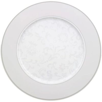 Villeroy & Boch Perle Grise Assiette - 30cm - Vaisselle Élégante Villeroy & Boch Perle Grise Assiette - 30cm - Vaisselle Élégante