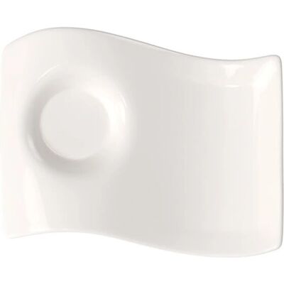 Villeroy & Boch NewWave Caffe Assiette - 17x13cm - Blanc - Assiette Villeroy & Boch NewWave Caffe Assiette - 17x13cm - Blanc - Assiette