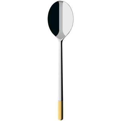 Villeroy & Boch Ella Cuillère à légumes partiellement plaquée or - Acier inoxydable Villeroy & Boch Ella Cuillère à légumes partiellement plaquée or - Acier inoxydable