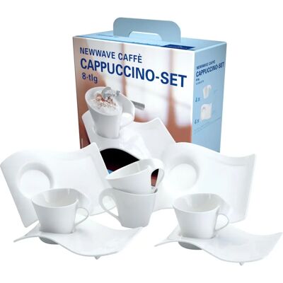 Villeroy & Boch NewWave Caffè Ensemble de Cappuccino 8 pièces - Service café pour 4 Villeroy & Boch NewWave Caffè Ensemble de Cappuccino 8 pièces - Service café pour 4