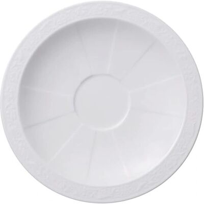 Villeroy & Boch White Pearl Kaffeetasse / Untertasse 16cm Villeroy & Boch White Pearl Kaffeetasse / Untertasse 16cm