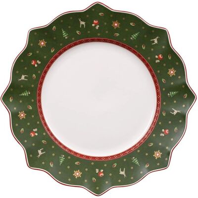 Assiette de Service Verte Toy's Delight - Collection de Noël Assiette de Service Verte Toy's Delight - Collection de Noël
