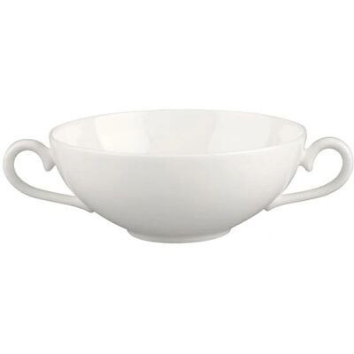 Villeroy & Boch White Pearl Suppenobertasse - Elegant Klassik Villeroy & Boch White Pearl Suppenobertasse - Elegant Klassik