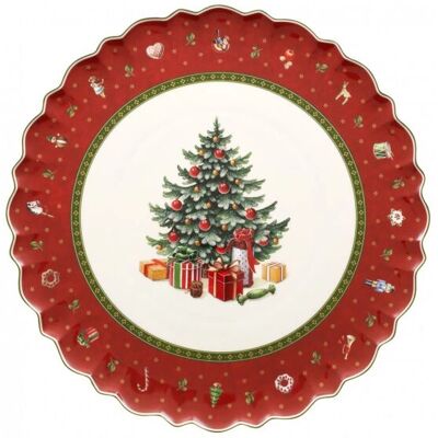 Villeroy & Boch Toy's Delight Rot-Weiß Weihnachts-Teller - Essteller Villeroy & Boch Toy's Delight Rot-Weiß Weihnachts-Teller - Essteller