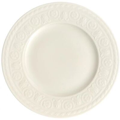 Assiette petit-déjeuner Villeroy & Boch Cellini - Porcelaine de luxe - 22cm - Beige & Blanc Assiette petit-déjeuner Villeroy & Boch Cellini - Porcelaine de luxe - 22cm - Beige & Blanc