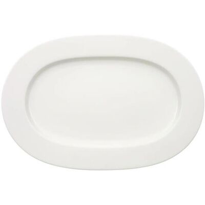 Villeroy & Boch Royal ovaler Teller aus Porzellan Weiß - Essteller Villeroy & Boch Royal ovaler Teller aus Porzellan Weiß - Essteller