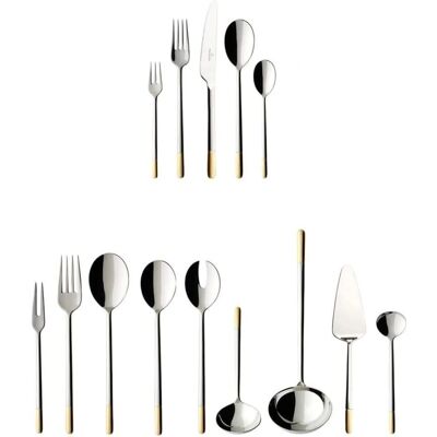 Villeroy & Boch Ella Gold 70-Piece Cutlery Set Villeroy & Boch Ella Gold 70-Piece Cutlery Set