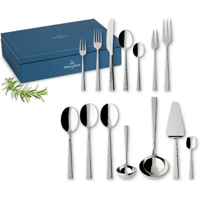 Villeroy & Boch Blacksmith Ensemble de Couverts - 70 Pièces - Acier Inoxydable - Publicité Villeroy & Boch Blacksmith Ensemble de Couverts - 70 Pièces - Acier Inoxydable - Publicité