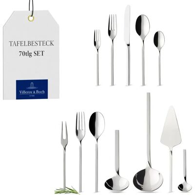 Villeroy & Boch NewWave 70-tlg. Besteckset für 12 Personen Villeroy & Boch NewWave 70-tlg. Besteckset für 12 Personen