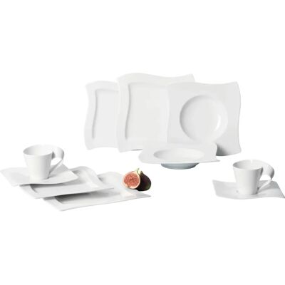 Villeroy & Boch NewWave Basic Geschirrset - 30 Teile für 6 Personen Villeroy & Boch NewWave Basic Geschirrset - 30 Teile für 6 Personen