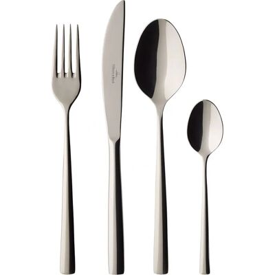 Villeroy & Boch 1262649003 Bestikksett 4 deler Rustfritt stål Villeroy & Boch 1262649003 Bestikksett 4 deler Rustfritt stål