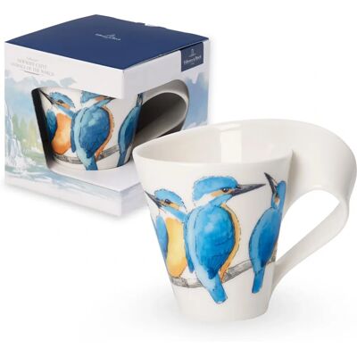 Villeroy & Boch Eisvogel Becher - 300ml - Tassen, Becher mit Henkel Villeroy & Boch Eisvogel Becher - 300ml - Tassen, Becher mit Henkel
