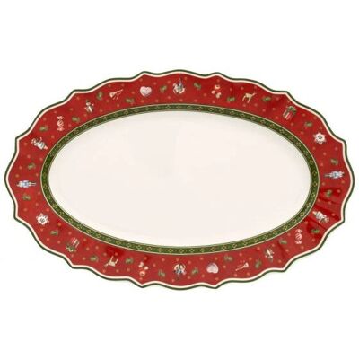 Assiette de service Toy's Delight Villeroy & Boch - Porcelaine 38x23cm Assiette de service Toy's Delight Villeroy & Boch - Porcelaine 38x23cm