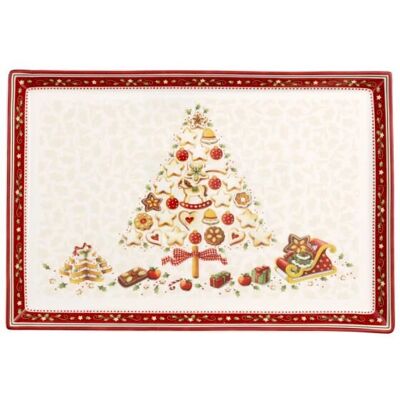 Villeroy & Boch Winter Bakery Delight Plateau Rectangulaire - Porcelaine Décorative Villeroy & Boch Winter Bakery Delight Plateau Rectangulaire - Porcelaine Décorative