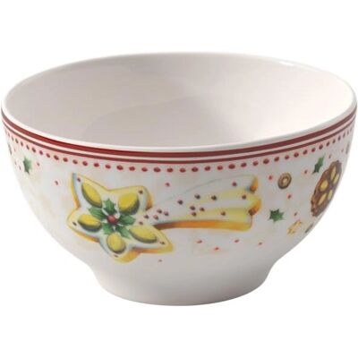 Villeroy & Boch Winter Bakery Delight Ciotola con Motivo di Stella Cadente - Porcellana Villeroy & Boch Winter Bakery Delight Ciotola con Motivo di Stella Cadente - Porcellana